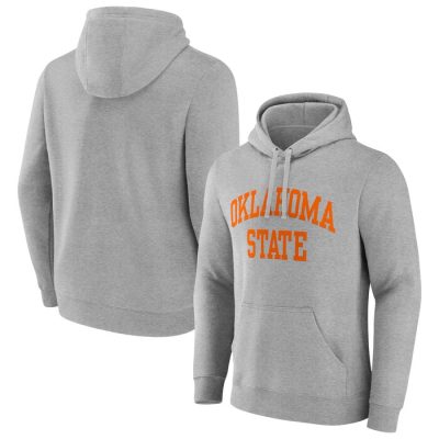 Oklahoma State Cowboys Basic Arch Pullover Hoodie - Gray