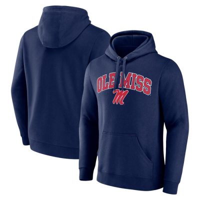 Ole Miss Rebels Campus Pullover Hoodie - Navy