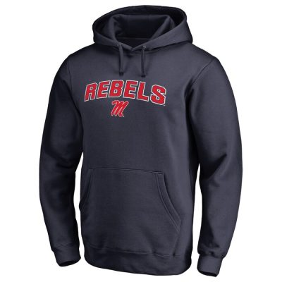 Ole Miss Rebels Proud Mascot Pullover Hoodie - Navy