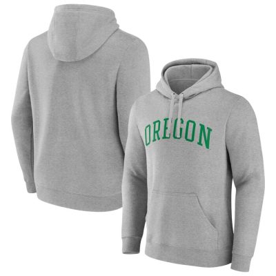 Oregon Ducks Basic Arch Pullover Hoodie - Gray