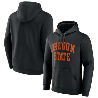 Oregon State Beavers Basic Arch Pullover Hoodie - Black