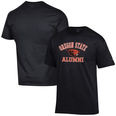 Oregon State Beavers Champion Alumni Logo T-Shirt - Black
