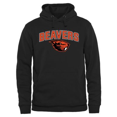 Oregon State Beavers Proud Mascot Pullover Hoodie - Black