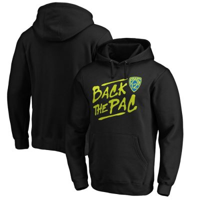 Pac-12 Gift Suite Back The Pac Pullover Hoodie - Black