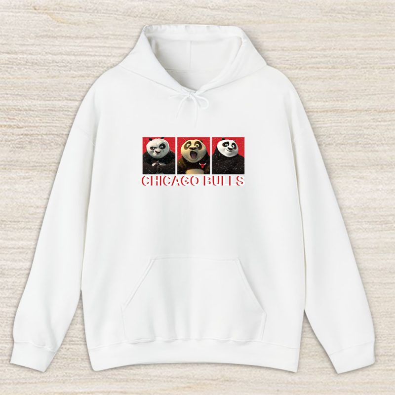 Panda X Po X Chicago Bulls Team X NBA X Basketball Unisex Pullover Hoodie TAH3988