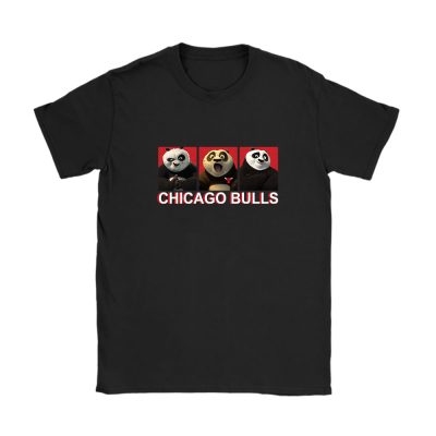 Panda X Po X Chicago Bulls Team X NBA X Basketball Unisex T-Shirt Cotton Tee TAT3988