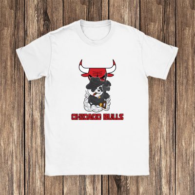 Panda X Po X Chicago Bulls Team X NBA X Basketball Unisex T-Shirt Cotton Tee TAT4438