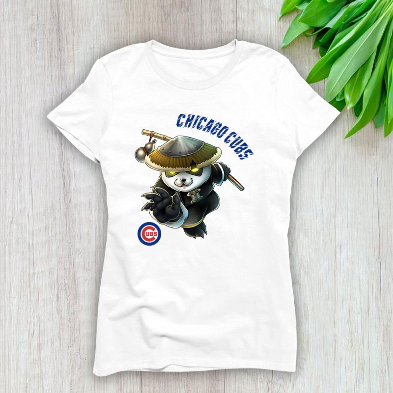 Panda X Po X Chicago Cubs Team X MLB X Baseball Fans Lady T-Shirt Women Tee For Fans TLT3395