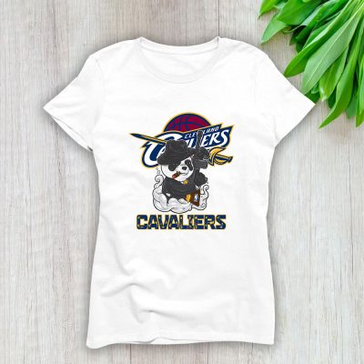 Panda X Po X Cleveland Cavaliers Team X NBA X Basketball Lady T-Shirt Women Tee For Fans TLT3417