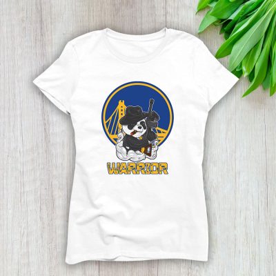 Panda X Po X Golden State Warriors Team X NBA X Basketball Lady T-Shirt Women Tee For Fans TLT3429