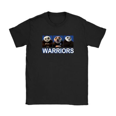 Panda X Po X Golden State Warriors Team X NBA X Basketball Unisex T-Shirt Cotton Tee TAT3995