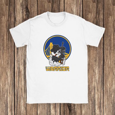 Panda X Po X Golden State Warriors Team X NBA X Basketball Unisex T-Shirt Cotton Tee TAT4445
