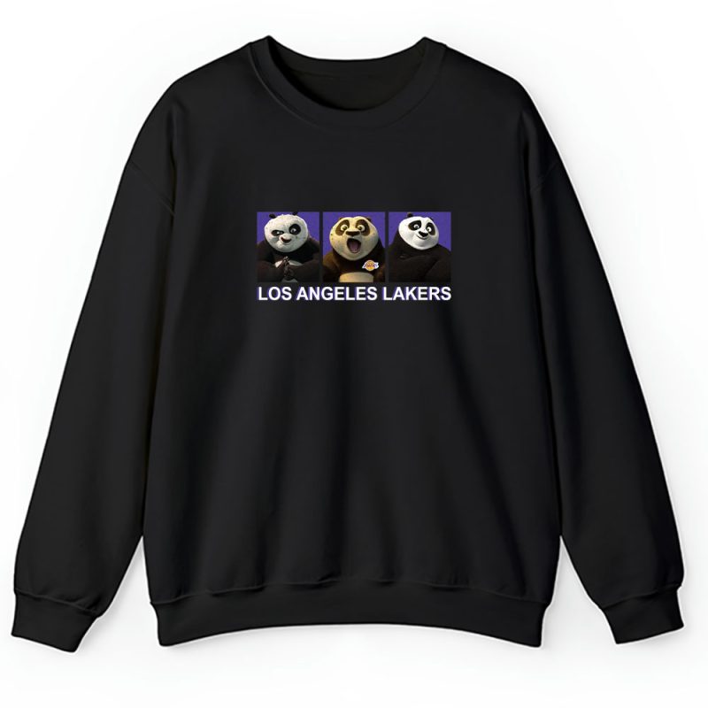 Panda X Po X Los Angeles Lakers Team X NBA X Basketball Unisex Sweatshirt TAS3991