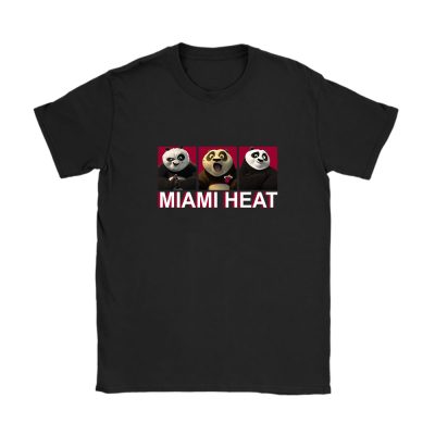 Panda X Po X Miami Heat Team X NBA X Basketball Unisex T-Shirt Cotton Tee TAT3992