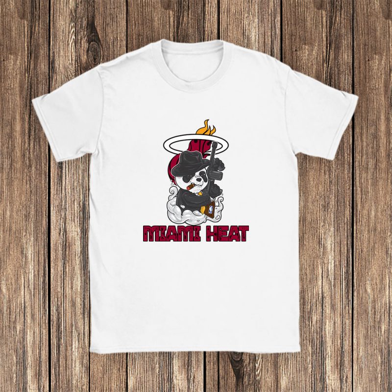 Panda X Po X Miami Heat Team X NBA X Basketball Unisex T-Shirt Cotton Tee TAT4442