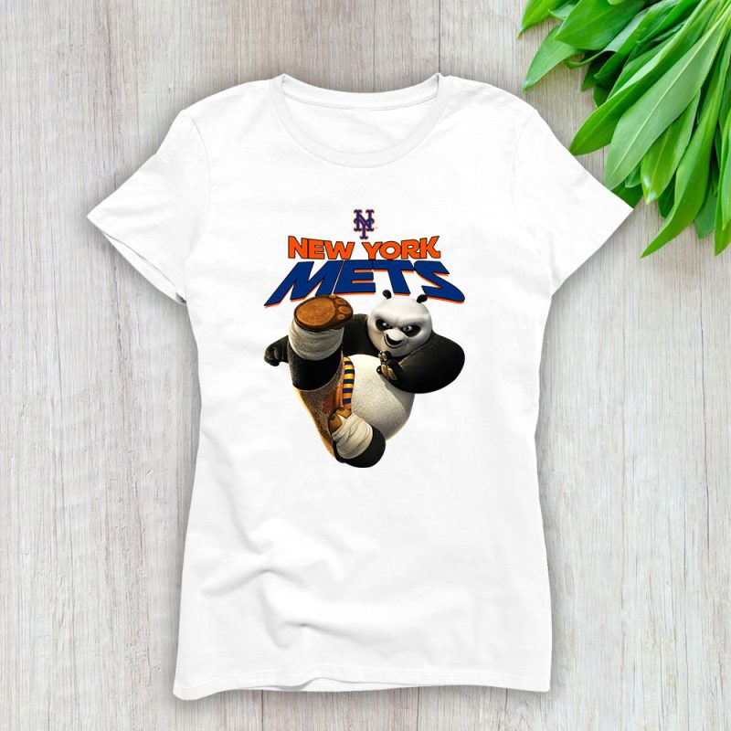 Panda X Po X New York Mets Team X MLB X Baseball Fans Lady T-Shirt Women Tee For Fans TLT3398