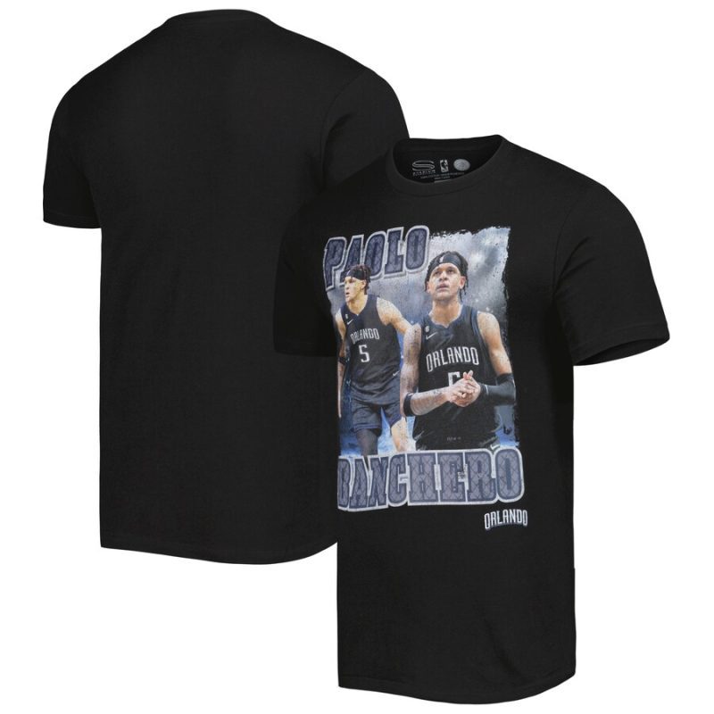 Paolo Banchero Orlando Magic Stadium Essentials Unisex City Edition Double Double Player T-Shirt - Black