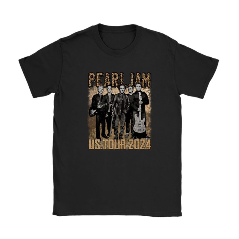 Pearl Jam Dark Matter World Tour 2024 Unisex T-Shirt Cotton Tee TAT3881
