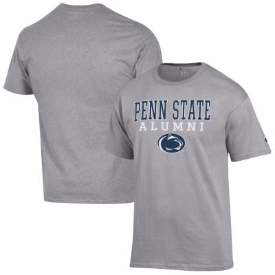 Penn State Nittany Lions Champion Alumni Logo Stack T-Shirt - Gray