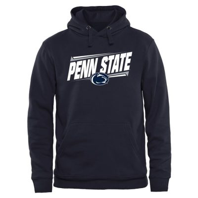 Penn State Nittany Lions Double Bar Pullover Hoodie - Navy
