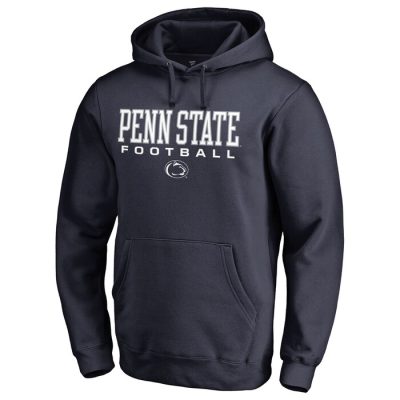Penn State Nittany Lions True Sport Football Pullover Hoodie - Navy
