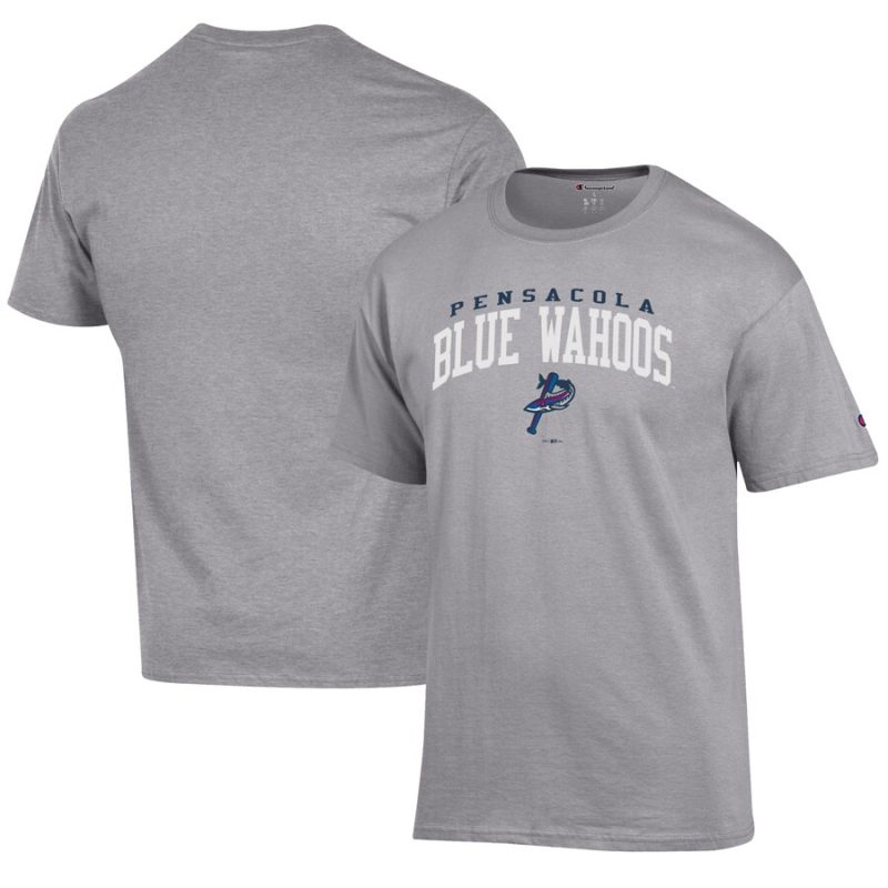 Pensacola Blue Wahoos Champion T-Shirt - Gray