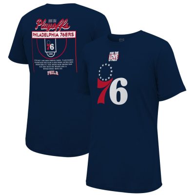 Philadelphia 76ers Stadium Essentials Unisex 2023 NBA Playoffs Roster T-Shirt - Navy