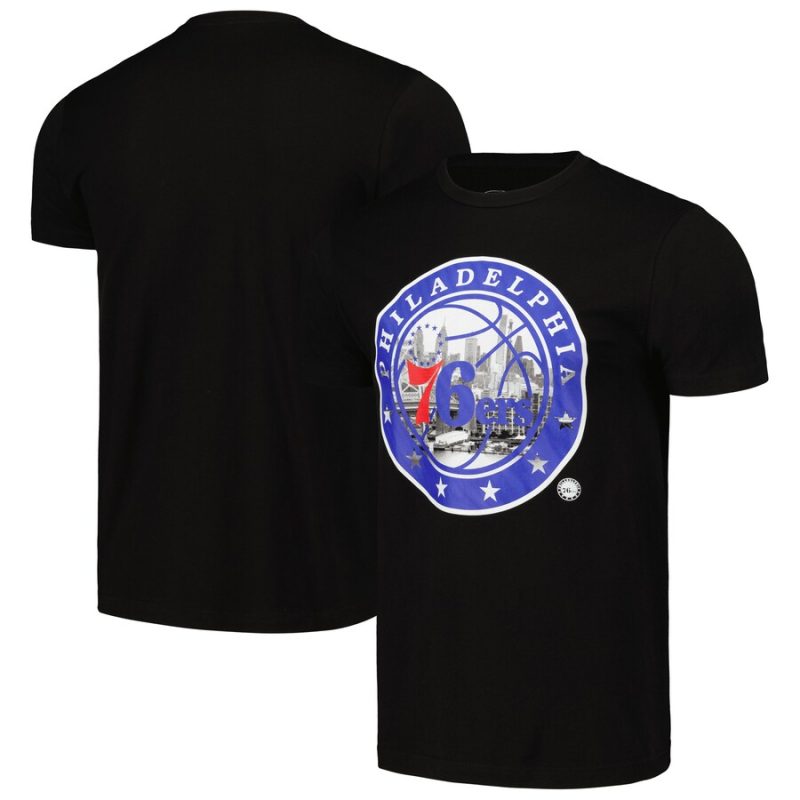 Philadelphia 76ers Stadium Essentials Unisex City View T-Shirt - Black