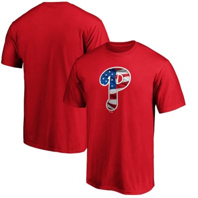 Philadelphia Phillies Banner Wave T-Shirt - Red