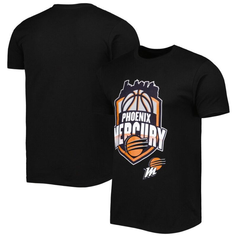 Phoenix Mercury Stadium Essentials Unisex Crest T-Shirt - Black