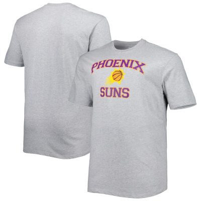 Phoenix Suns Heart & Soul Unisex T-Shirt - Heathered Gray