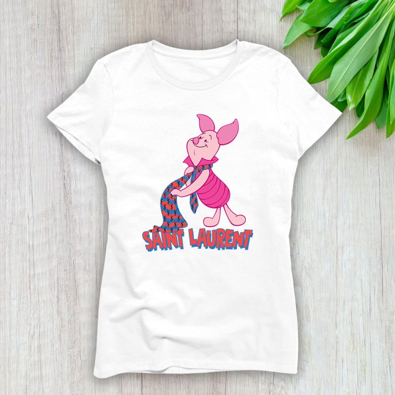 Piglet Saint Laurent Brand Lady T-Shirt Women Tee TLT4012