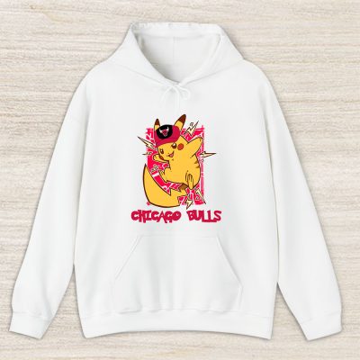 Pikachu X Chicago Bulls Team X NBA X Basketball Unisex Pullover Hoodie TAH3195