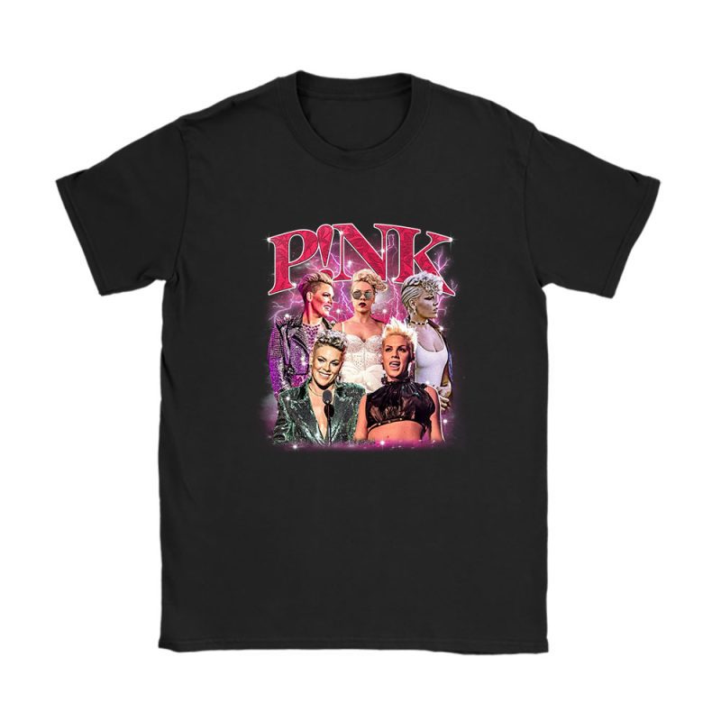 P!nk The Queen Of Pop Rock Pinky Alecia Unisex T-Shirt For Fans TAT4720