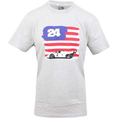 Porsche Men Tee Unisex T-Shirt 'Flag' Size Us M FTS414