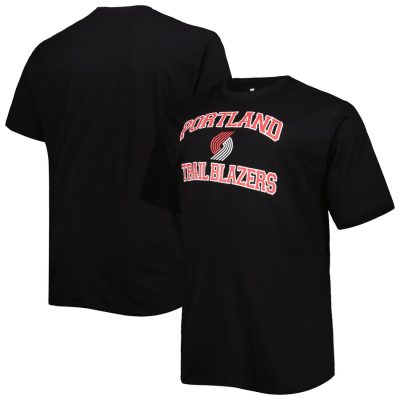 Portland Trail Blazers Heart & Soul Unisex T-Shirt - Black