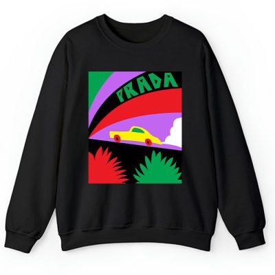 Prada Car Dotilo Crewneck Sweatshirt CSTB0663