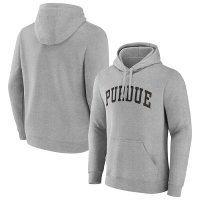 Purdue Boilermakers Basic Arch Pullover Hoodie - Gray