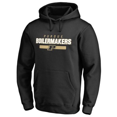 Purdue Boilermakers Team Strong Pullover Hoodie - Black