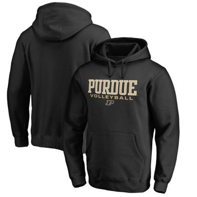 Purdue Boilermakers True Sport Volleyball Pullover Hoodie - Black