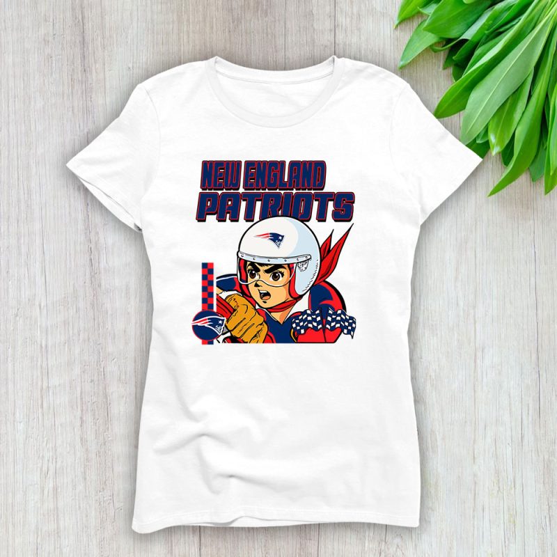 Racer X New England Patriots Team American Football Lady T-Shirt Women Tee TLT4390