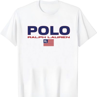 Ralph Lauren Polo Plag USA Kid Tee Unisex T-Shirt TTB1783