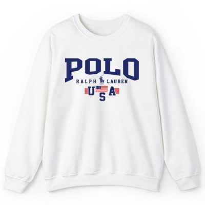 Ralph Lauren Polo Plag Usa Crewneck Sweatshirt CSTB0773