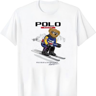 Ralph Lauren Polo Racing Bear Teddy Kid Tee Unisex T-Shirt TTB1797