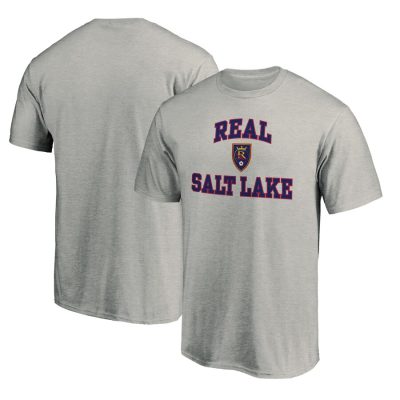 Real Salt Lake Heart and Soul Unisex T-Shirt - Heather Gray