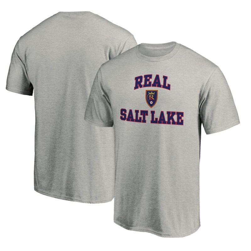 Real Salt Lake Heart and Soul Unisex T-Shirt - Heather Gray