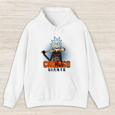 Rick X Rick And Morty X Chicago Bears Team X NFL X American Football Unisex Pullover Hoodie TAH4456