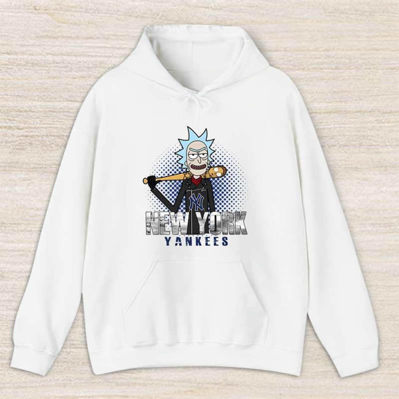 Rick X Rick And Morty X New York Yankees Team X MLB X Baseball Fans Unisex Pullover Hoodie TAH4451