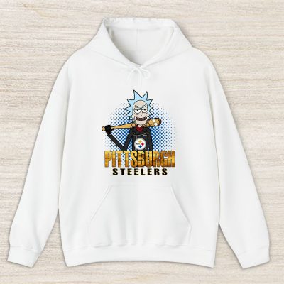 Rick X Rick And Morty X Pittsburgh Steelers Team X NFL X American Football Unisex Pullover Hoodie TAH4463