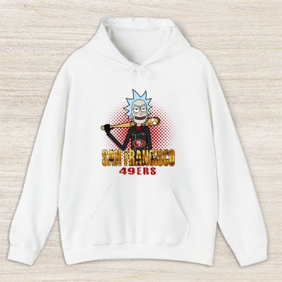 Rick X Rick And Morty X San Francisco 49ers Team X NFL X American Football Unisex Pullover Hoodie TAH4465